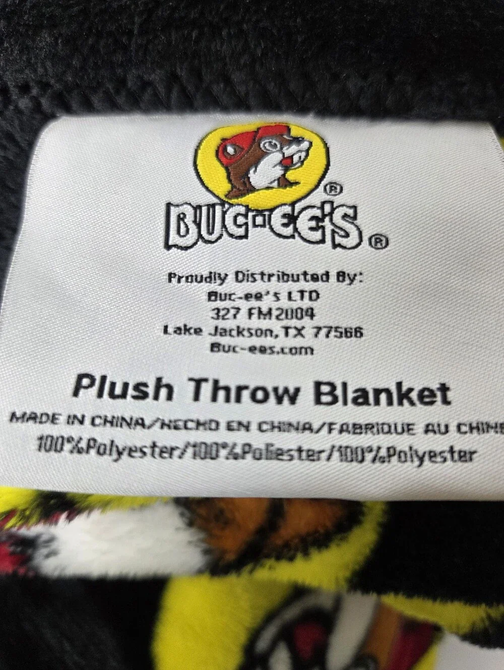 Buc-ees Officially Licensed Super Soft Plush Fleece Throw Blanket 50